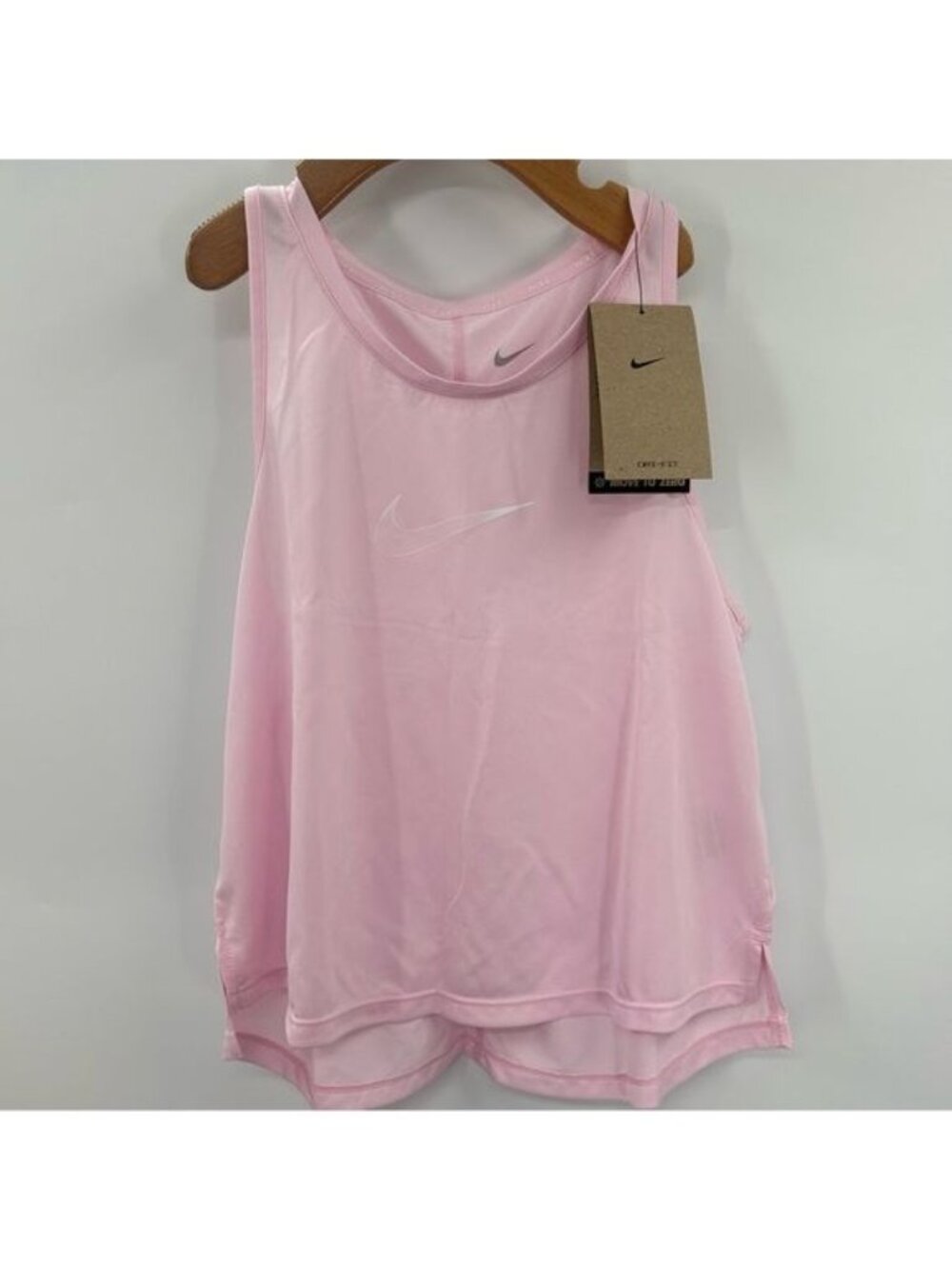 NWT Nike Big Girls' Dri-FIT One Training Tank Pink Extended Size Small